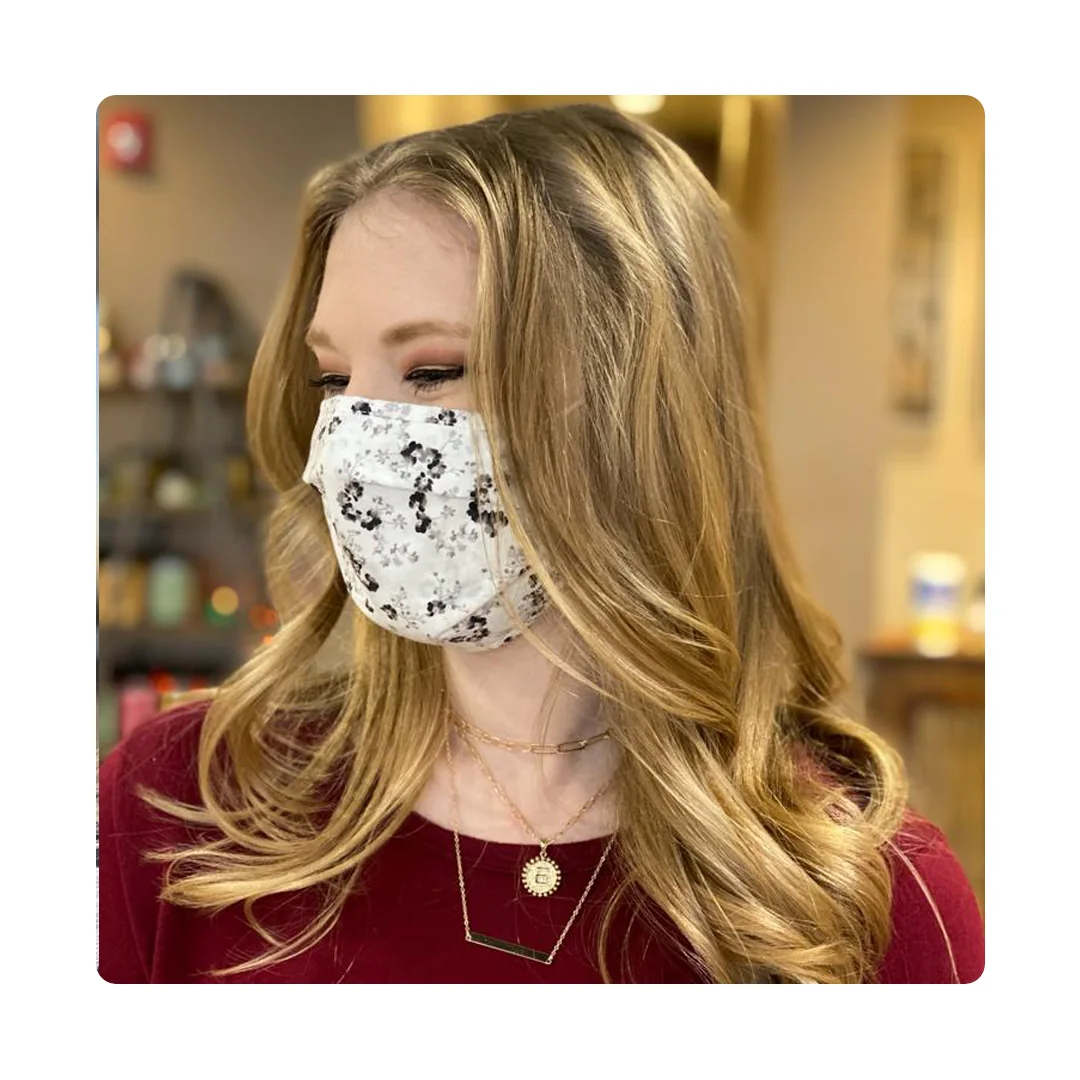Blonde waves and salon styling