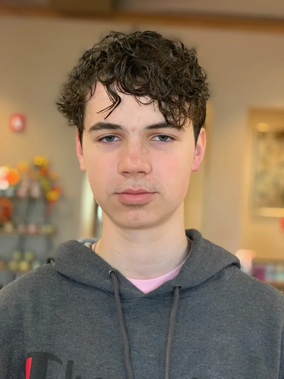 Men's textured haircut