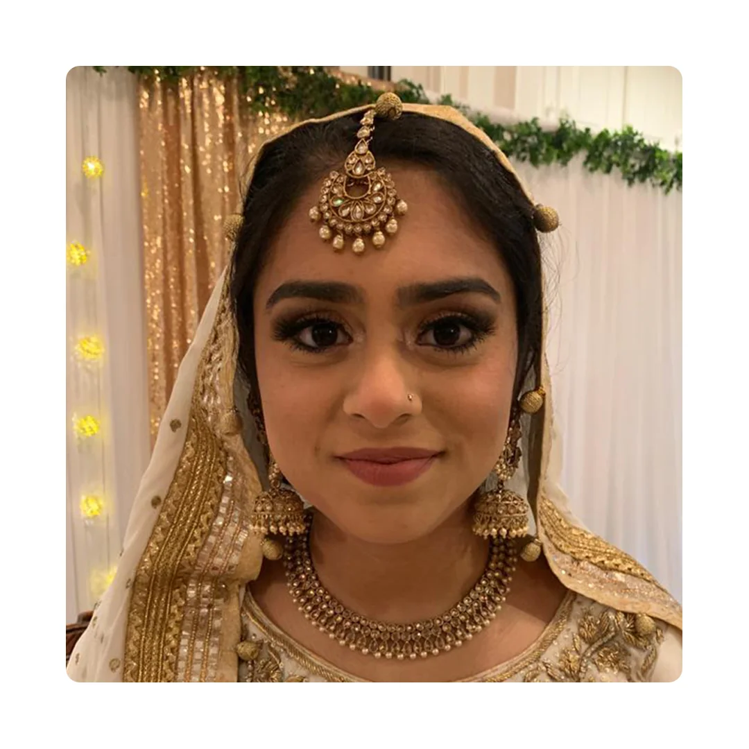 Bridal beauty styling