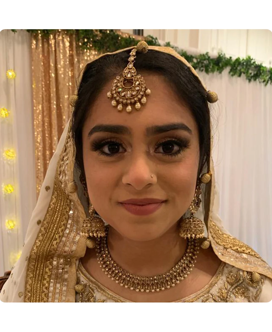 Bridal beauty styling from the ArtiZan archive