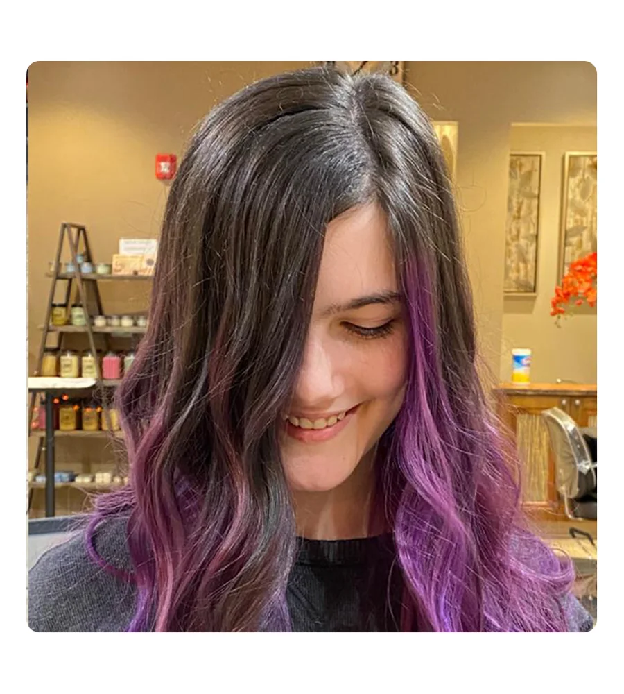 Creative color result at ArtiZan Salon