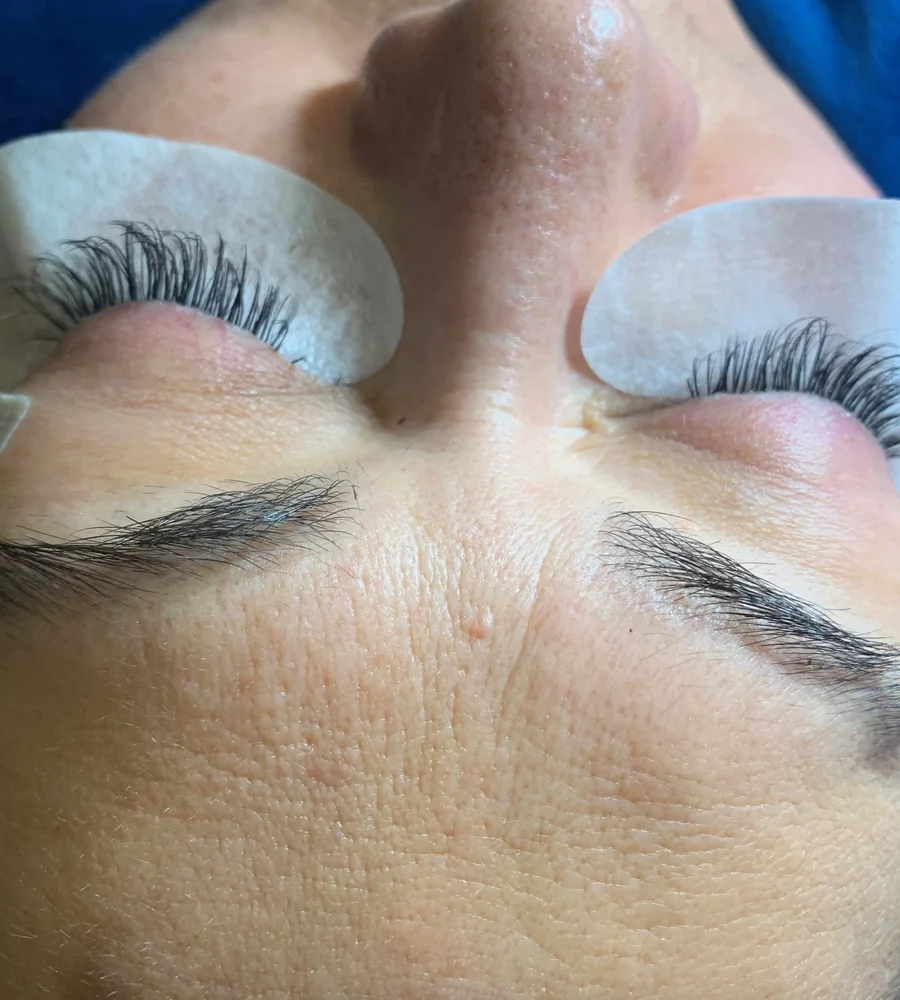 Eyelash extension service at ArtiZan Salon
